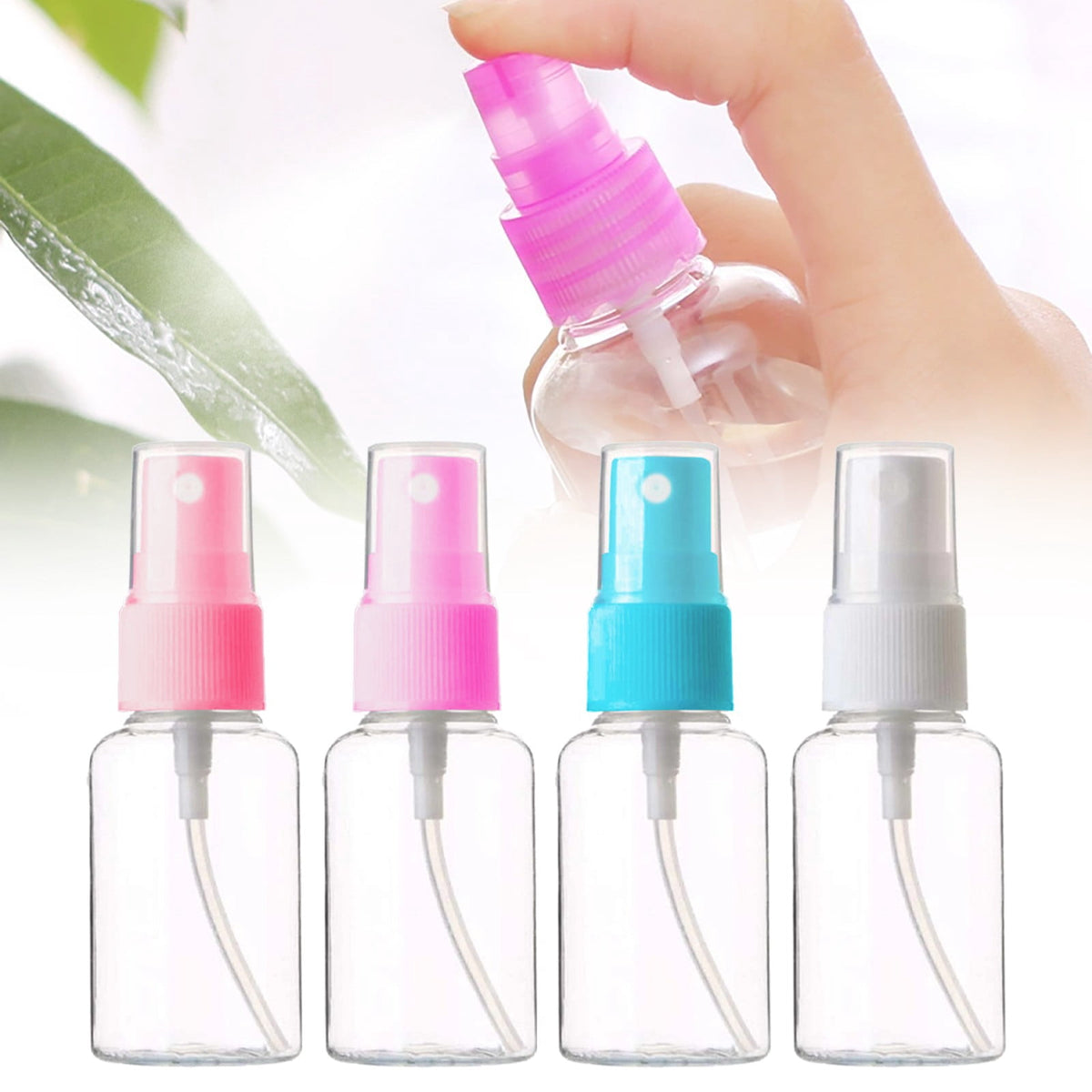 Fine-Mist Travel Spray Bottles, Four 30 ml Refillable Containers - Image 2