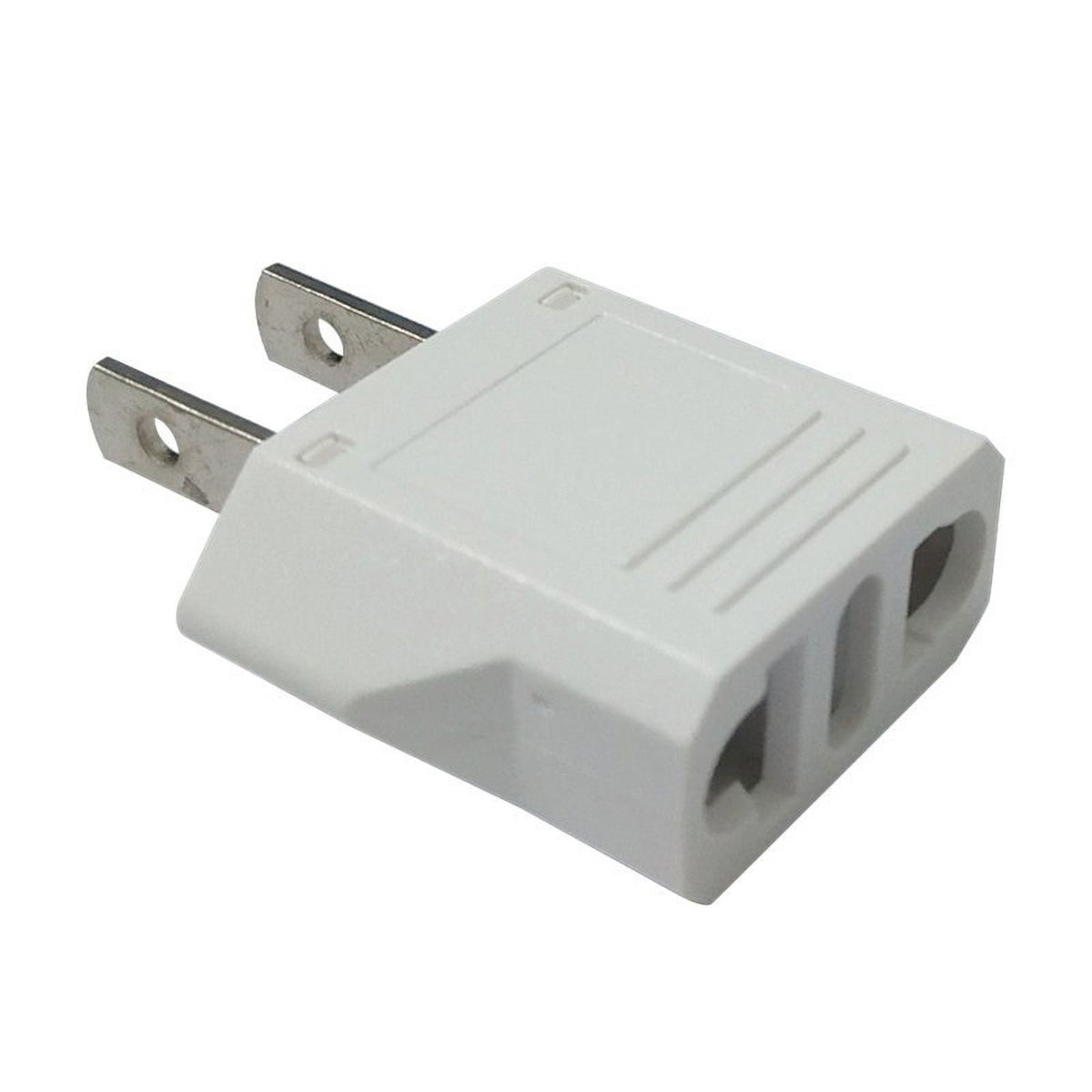 European to US Plug Adapters, Four-Pack of Two-Pin Converters - Image 4