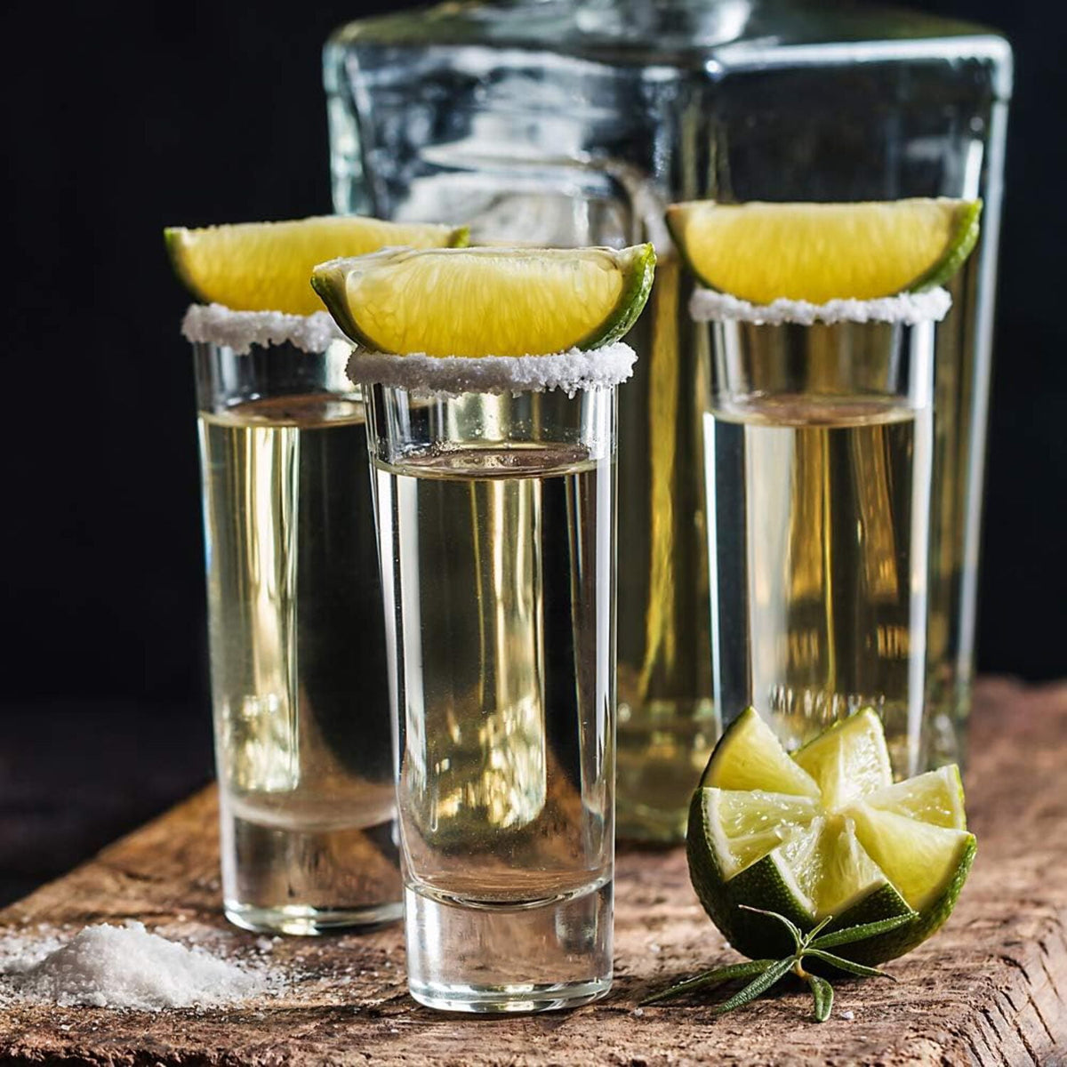Tall Shot Glasses, 2.2-Ounce Lead-Free Set with Weighted Bases - Image 4