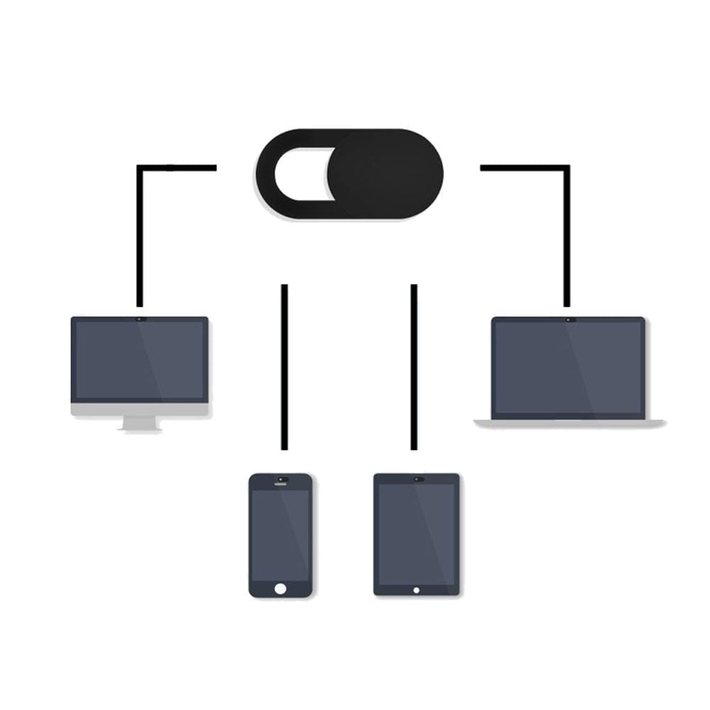 Sliding Webcam Covers, Six-Pack at 1 mm Thick for Laptops and Phones - Image 6