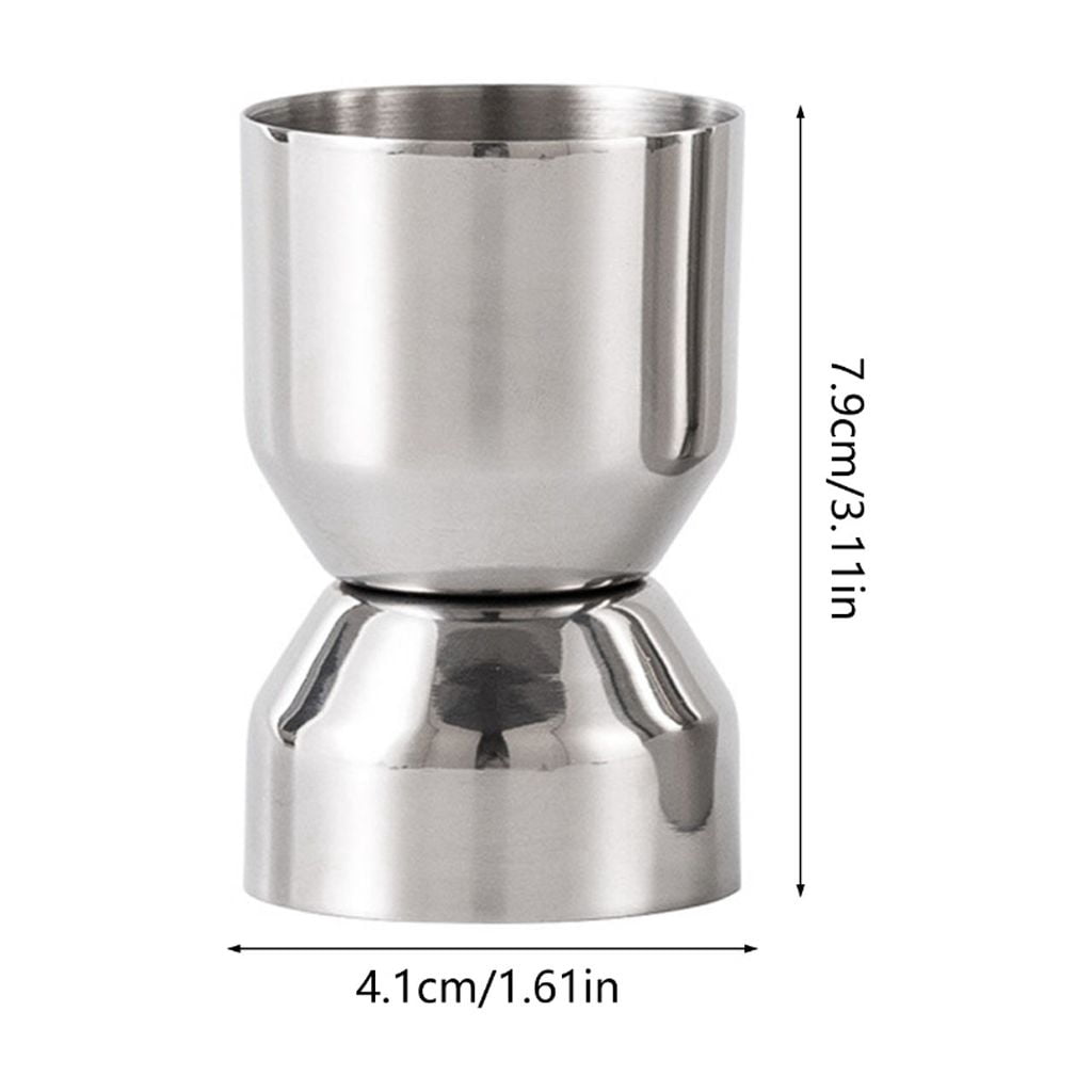 Stainless Cocktail Shaker Set with Built-In Strainer and Jigger Cup - Image 5