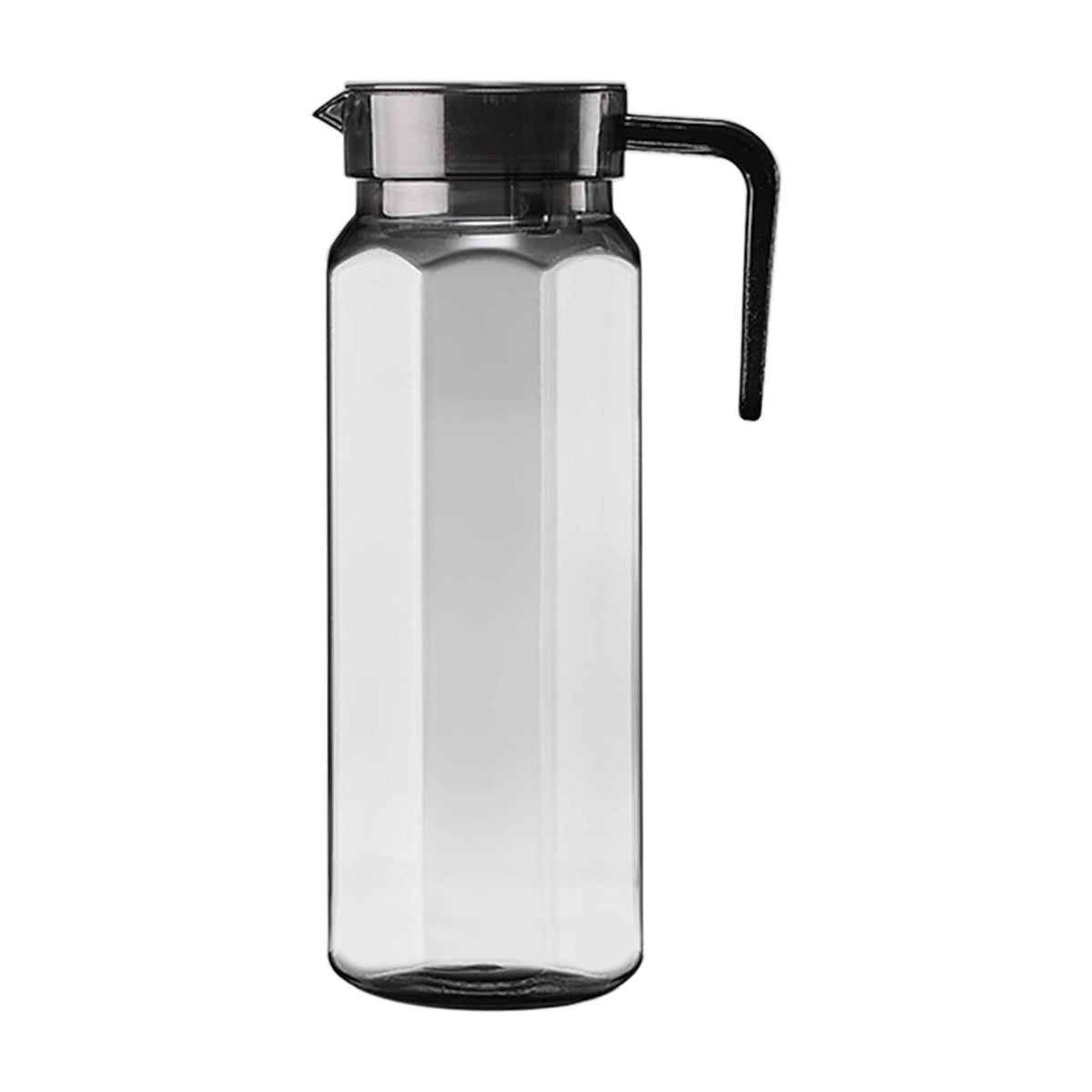 Lidded Fridge Pitcher, One Quart of Clear BPA-Free Plastic
