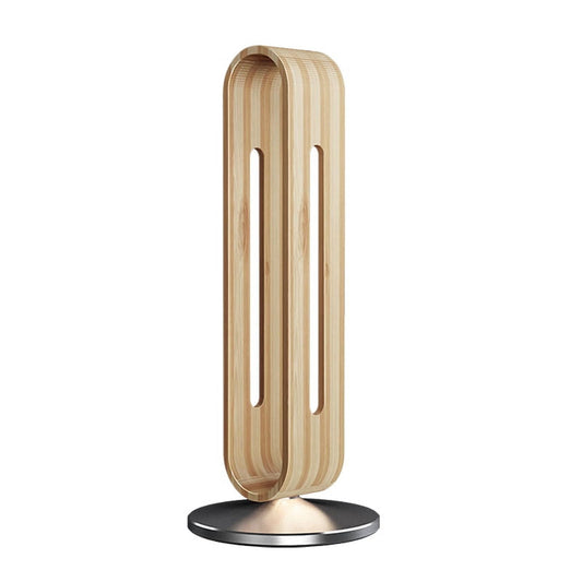 Wooden Headphone Stand with Weighted Metal Base and Anti-Slip Pad