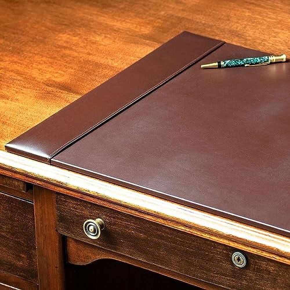 Bonded Leather Desk Pad with Side Rails, 30 by 18 Inches - Image 4