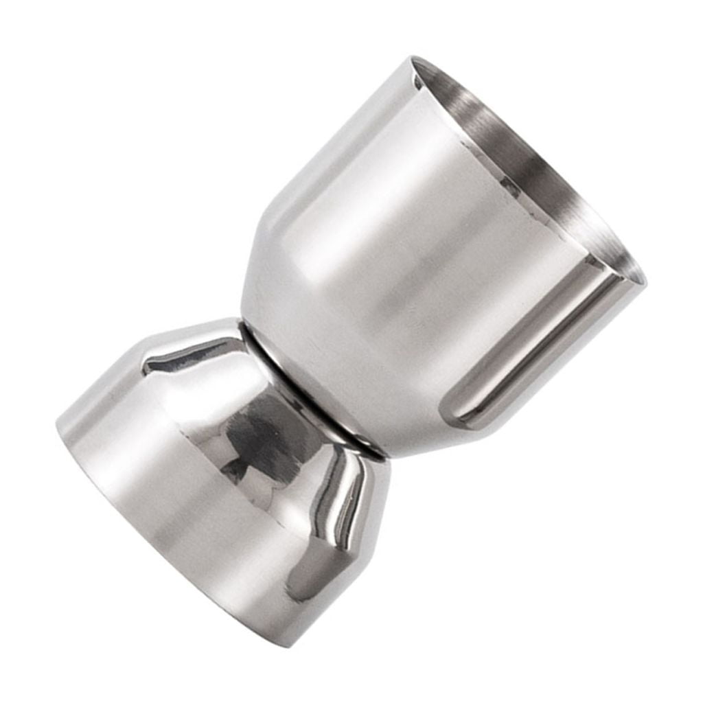 Stainless Cocktail Shaker Set with Built-In Strainer and Jigger Cup
