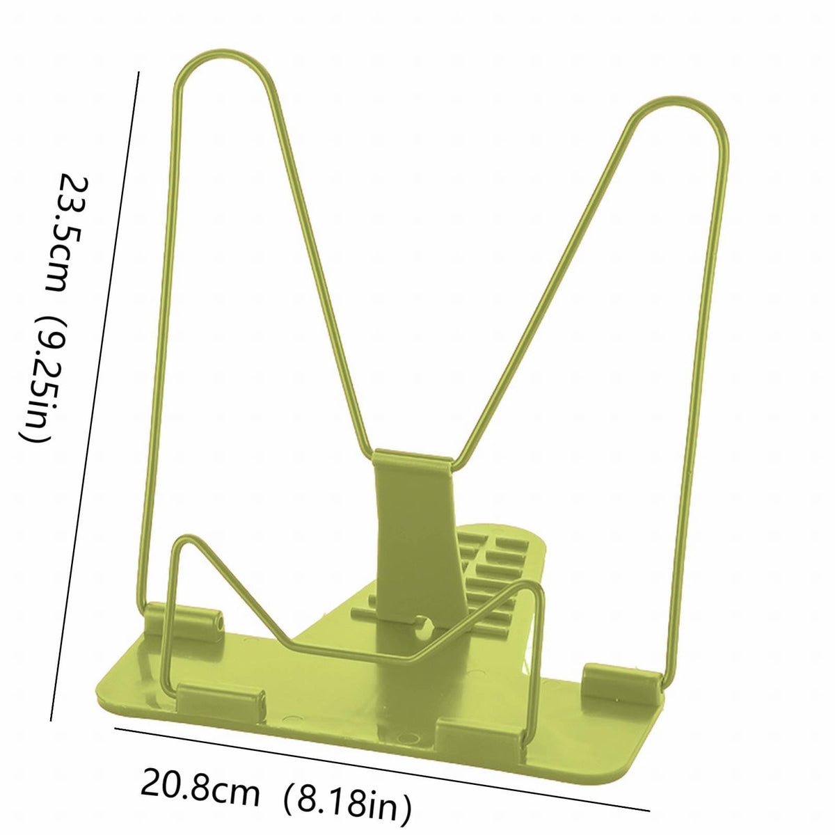 Folding Book Stand with Adjustable Reading Angle, 8.18 by 9.25 Inches - Image 6