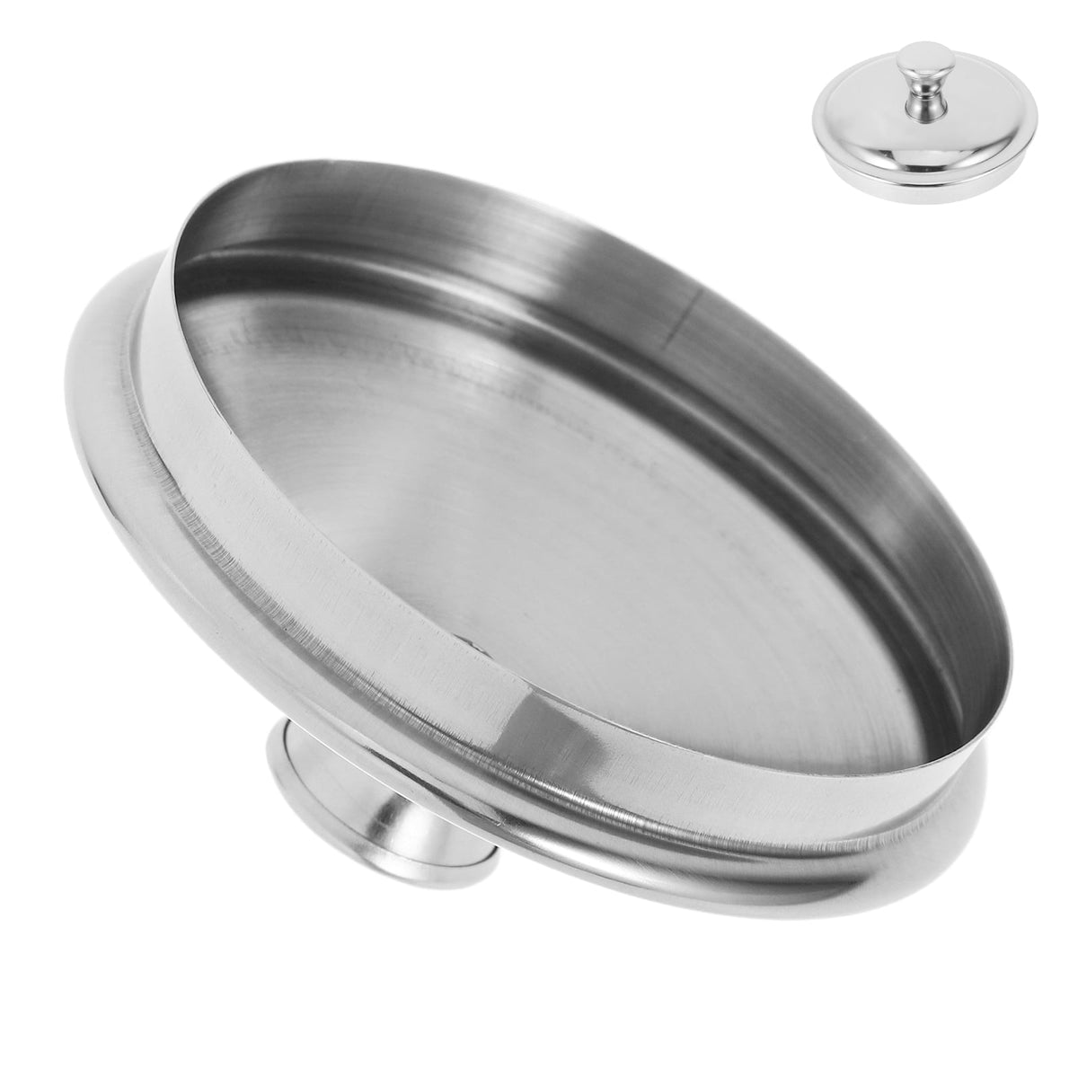 Stainless Steel Mug Lids, 7 cm Round Covers for Tea and Coffee Cups - Image 5