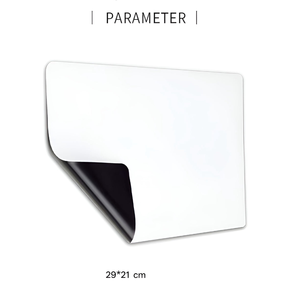 Magnetic Dry-Erase Board Sheet, 12 by 8 Inches for Fridge or Cabinet - Image 2