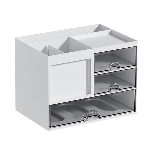 Desk Organizer with Three Drawers and Eight Compartments in Moulded ABS