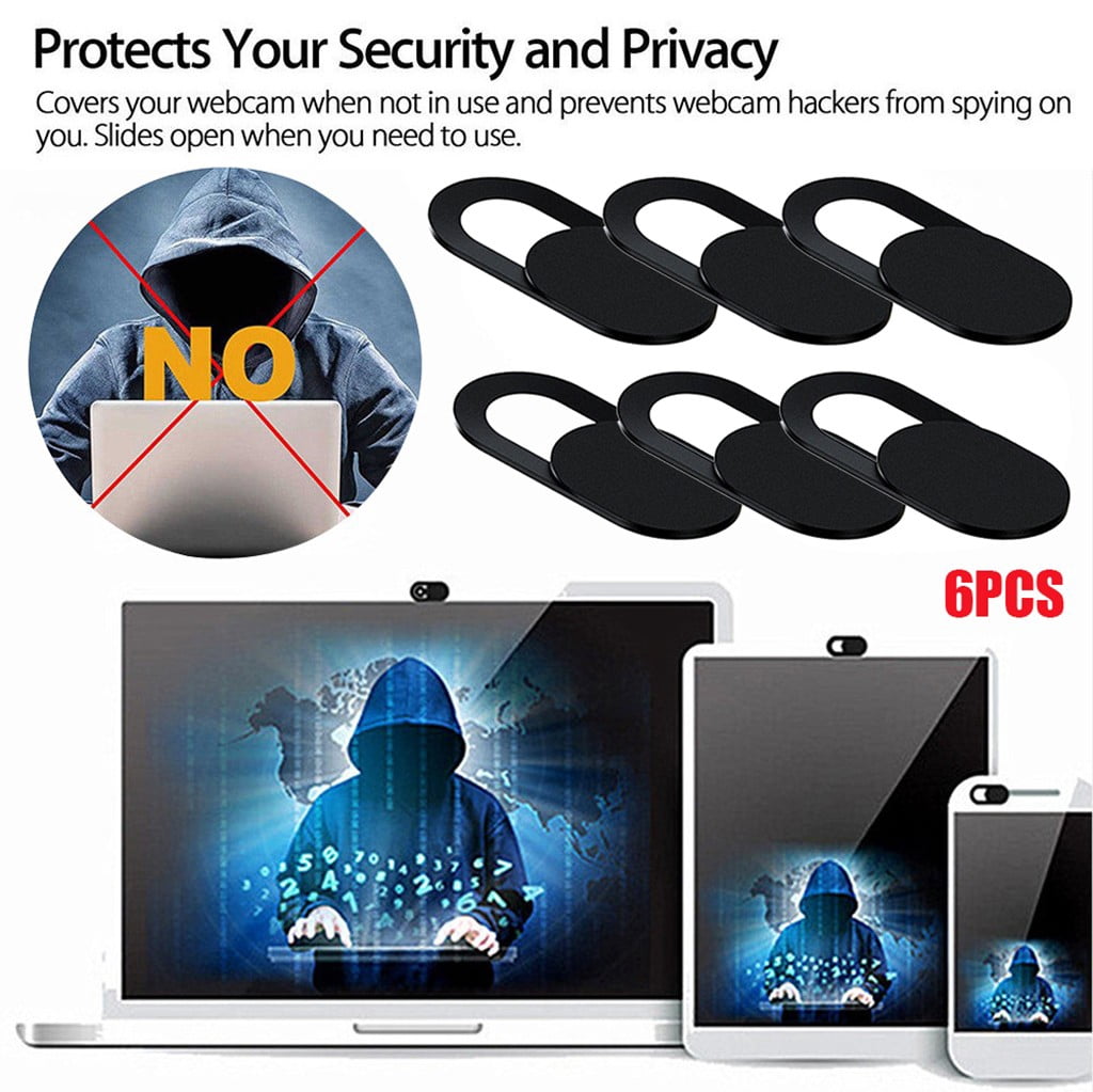 Sliding Webcam Covers, Six-Pack at 1 mm Thick for Laptops and Phones - Image 2